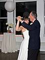 October 18, 2008 - Julian and Gisela's wedding, Brooklyn, New York.<br />Gisela dancing the waltz with her father Karl.