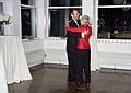 October 18, 2008 - Julian and Gisela's wedding, Brooklyn, New York.<br />Julian continuing the valse with his mother Baiba.