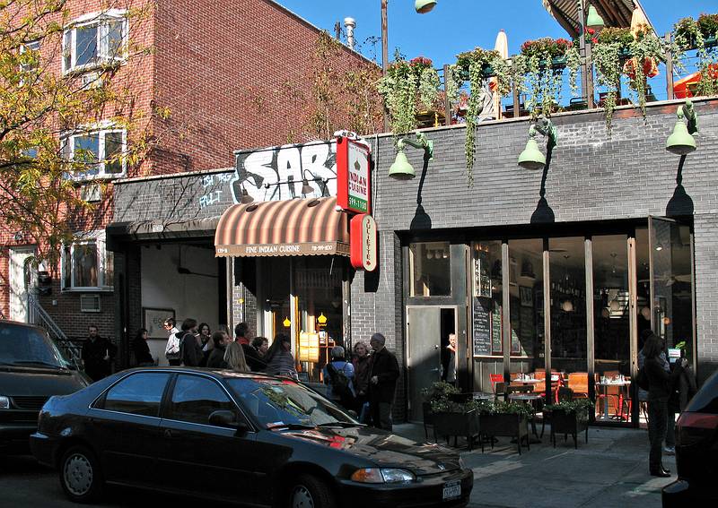 October 19, 2008 - Brooklyn, New York.<br />The Juliette Bistro on N. 5th Street, where the post wedding brunch took place.