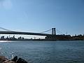 October 19, 2008 - Brooklyn, New York.<br />The Williamsburg Bridge over the East River.