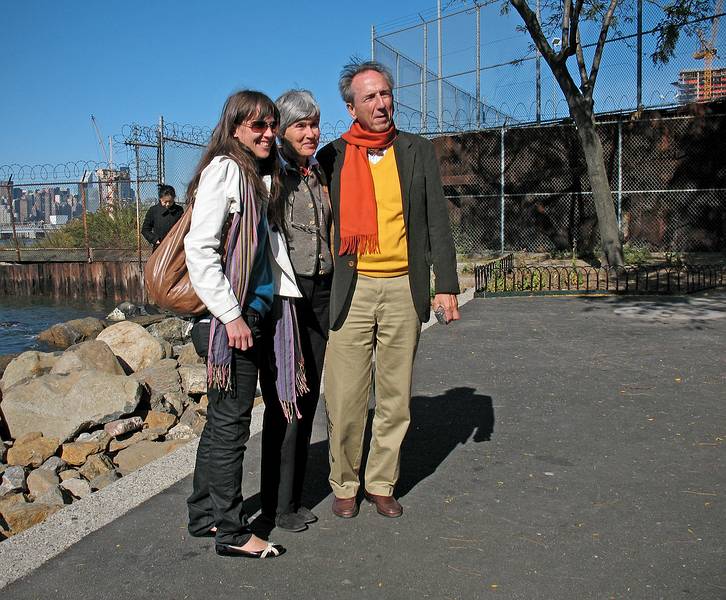 October 19, 2008 - Brooklyn, New York.<br />Gisela with her parents Heidi and Karl.