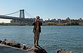 October 19, 2008 - Brooklyn, New York.<br />Karl at his favorite pastime, photography.