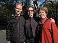 October 19, 2008 - Brooklyn, New York.<br />Brad, Lisa, and Fran.