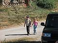 Sept. 5, 2008 - Day before Melody's and Sati's wedding at Mono Hot Springs, California.<br />Gujn and Mirada got along admirably.