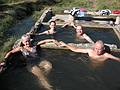 Sept. 6, 2008 - Melody's and Sati's wedding day at Mono Hot Springs, California.<br />Baiba, Becky, Ernie, and Ronnie enjoying one of the hot springs.
