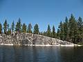 Sept. 6, 2008 - Melody's and Sati's wedding day at Mono Hot Springs, California.<br />Someone wanted to enjoy Doris Lake by himself.
