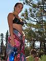 Sept. 6, 2008 - Melody's and Sati's wedding day at Mono Hot Springs, California.<br />Stacy at Doris Lake.