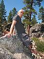 Sept. 6, 2008 - Melody's and Sati's wedding day at Mono Hot Springs, California.<br />Ronnie at Doris Lake.