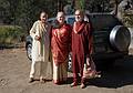 Sept. 6, 2008 - Melody's and Sati's Wedding at Mono Hot Springs, California.<br />Anoo (Sati's sister Priya's son), Sargam and Suman (Sati's parents).