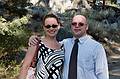 Sept. 6, 2008 - Melody's and Sati's Wedding at Mono Hot Springs, California.<br />Melody's Merrimac friend Becky and her husband Ernie.