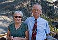 Sept. 6, 2008 - Melody's and Sati's Wedding at Mono Hot Springs, California.<br />Melody's stepfather's sister Baiba and her husband Ronnie.