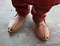 Sept. 6, 2008 - Melody's and Sati's Wedding at Mono Hot Springs, California.<br />Suman's shoes.