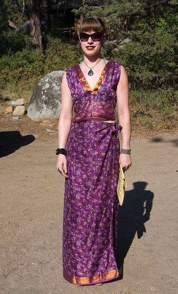 Sept. 6, 2008 - Melody's and Sati's Wedding at Mono Hot Springs, California.<br />Leah.