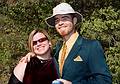 Sept. 6, 2008 - Melody's and Sati's Wedding at Mono Hot Springs, California.<br />Sara and Mike.