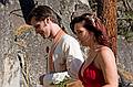 Sept. 6, 2008 - Melody's and Sati's Wedding at Mono Hot Springs, California.<br />Andre and Megan H.