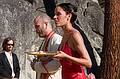 Sept. 6, 2008 - Melody's and Sati's Wedding at Mono Hot Springs, California.<br />Dodger, Brad K., and Priya.