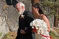 Sept. 6, 2008 - Melody's and Sati's Wedding at Mono Hot Springs, California.<br />Egils and Melody.