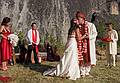 Sept. 6, 2008 - Melody's and Sati's Wedding at Mono Hot Springs, California.<br />The first kiss as a husband and wife.