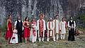Sept. 6, 2008 - Melody's and Sati's Wedding at Mono Hot Springs, California.<br />Priya, Miranda, Carl, Megan H., Melody, Sati, Brad K., Andre, Anoo, Eric, and Gujn.