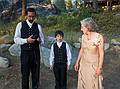 Sept. 6, 2008 - Melody's and Sati's Wedding at Mono Hot Springs, California.<br />Eric, Gujn, and Joyce.