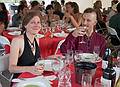 Sept. 6, 2008 - Melody's and Sati's Wedding at Mono Hot Springs, California.<br />Karen and David.