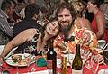 Sept. 6, 2008 - Melody's and Sati's Wedding at Mono Hot Springs, California.<br />Vanessa and Dave.