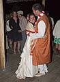 Sept. 6, 2008 - Melody's and Sati's Wedding at Mono Hot Springs, California.<br />Melody and Sati dancing.