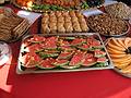 Sept. 7, 2008 - The day after Melody's and Sati's wedding at Mono Hot Springs, California.<br />Indian brunch courtesy of Suman and Sargam.<br />Traditional Indian wedding sweets.