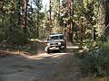 Sept. 7, 2008 - The day after the wedding, Mono Hot Springs, California.<br />Heather's car heading back to the resort.