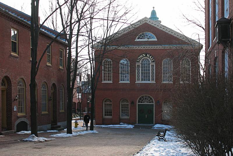 Jan. 6, 2009 - Salem, Massachusetts.<br />Town Hall.