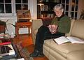 March 13, 2009 - Baltimore, Maryland.<br />Baiba knitting a jacket for her yet to arrive granddaughter.