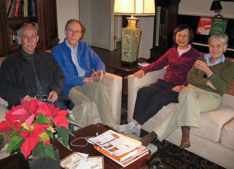 March 14, 2009 - At Bob and Yoong's, Towson, Maryland.<br />Ronnie, Bob, Yoong, and Baiba.