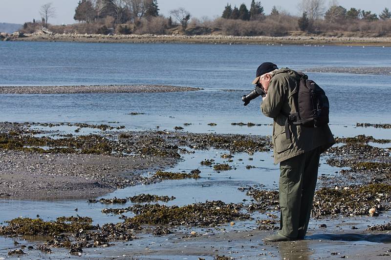 March 25, 2009 - Sandy Point State Reservation, Plum Island, Massachusetts.<br />John doing his thing.