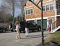 April 12, 2009 - At Tom and Kim's in South Hampton, New Hampshire.<br />Marissa and Tom playing basketball.