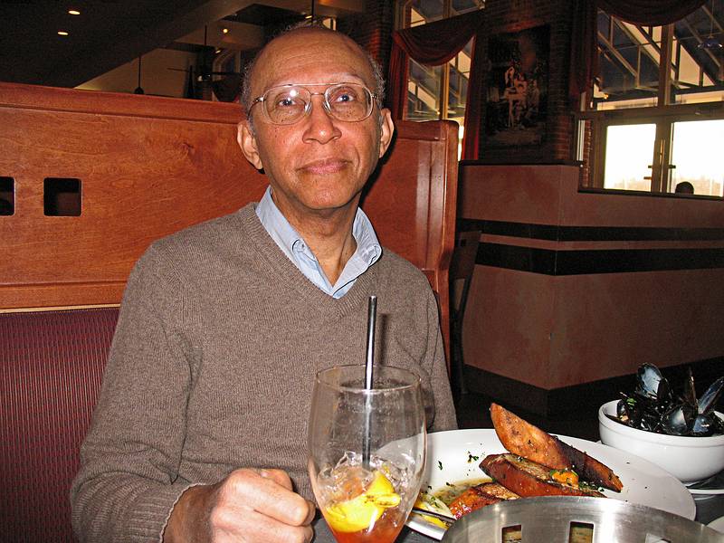April 14, 2009 - Salvatore's Restaurant in Lawrence, Massachusetts.<br />Bill, a friend from Bell Labs days.