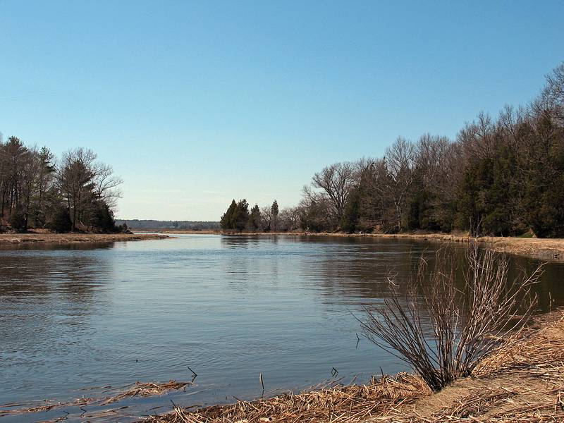 April 25, 2009 - Old Town Hill (Trustees of Reservations), Newbury, Massachusetts.<br />Little River.