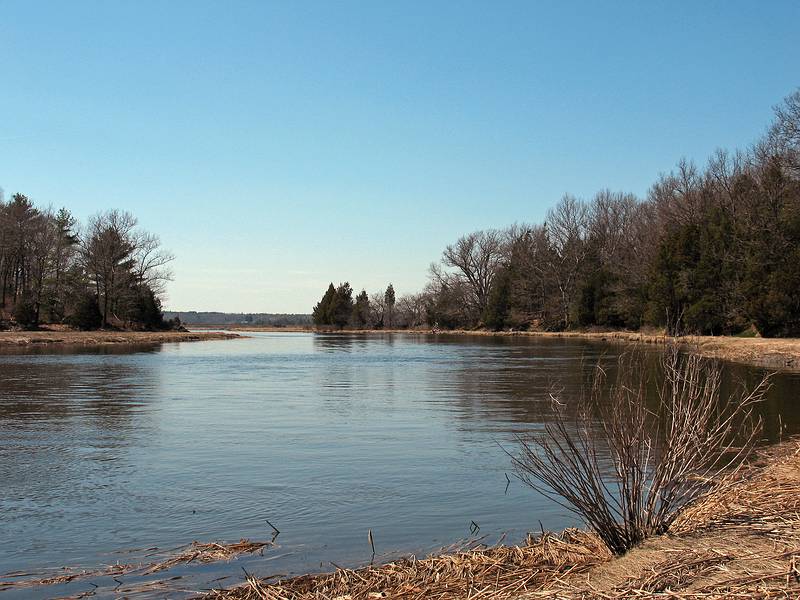 April 25, 2009 - Old Town Hill (Trustees of Reservations), Newbury, Massachusetts.<br />Little River.