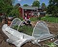 May 10, 2009 - Mothers Day at Paul and Norma's in Tewksbury, Massachusetts.<br />Paul in his garden.