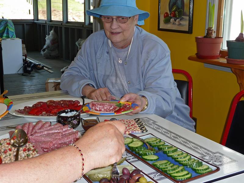 May 10, 2009 - Mothers Day at Paul and Norma's in Tewksbury, Massachusetts.<br />Paul's sister Laura.