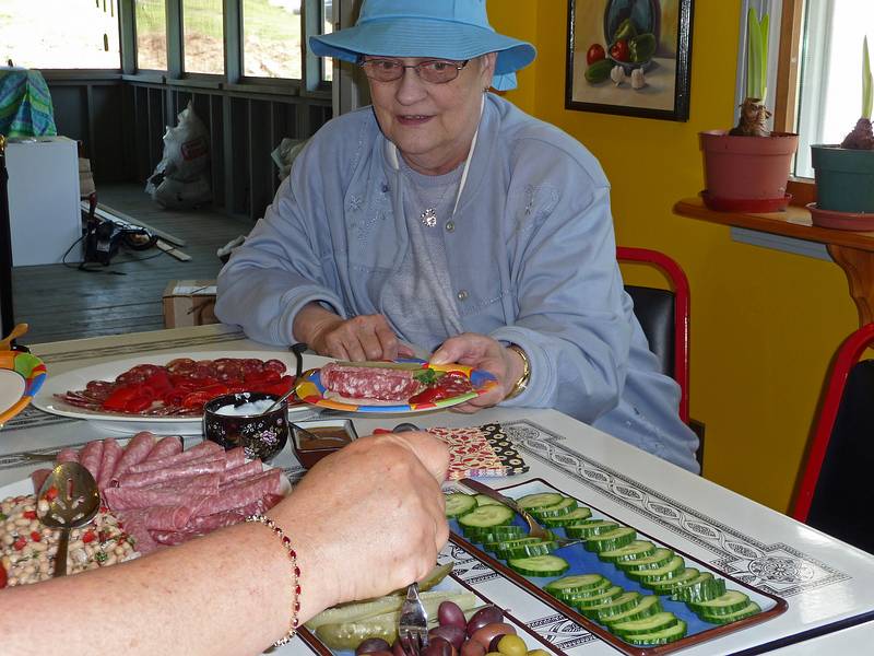 May 10, 2009 - Mothers Day at Paul and Norma's in Tewksbury, Massachusetts.<br />Paul's sister Laura.