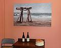 May 10, 2009 - Mothers Day at Paul and Norma's in Tewksbury, Massachusetts.<br />Joyce's artwork on the walls.