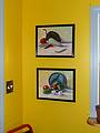 May 10, 2009 - Mothers Day at Paul and Norma's in Tewksbury, Massachusetts.<br />Joyce's artwork on the walls.