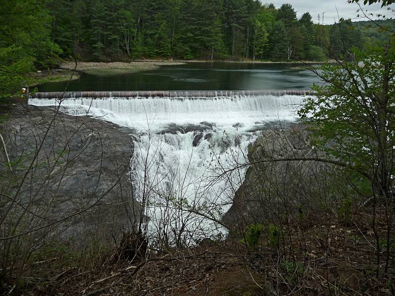 May 14, 2009 - Quechee Gorge, Quechee, Vermont.<br />Dam and power station at the head of the gorge.