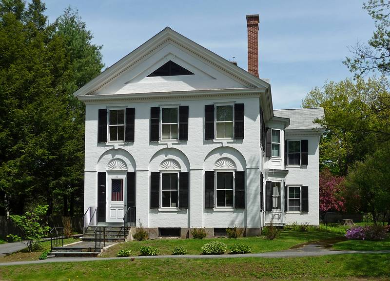 May 15, 2009 - Woodstock, Vermont.<br />House on Elm Street.