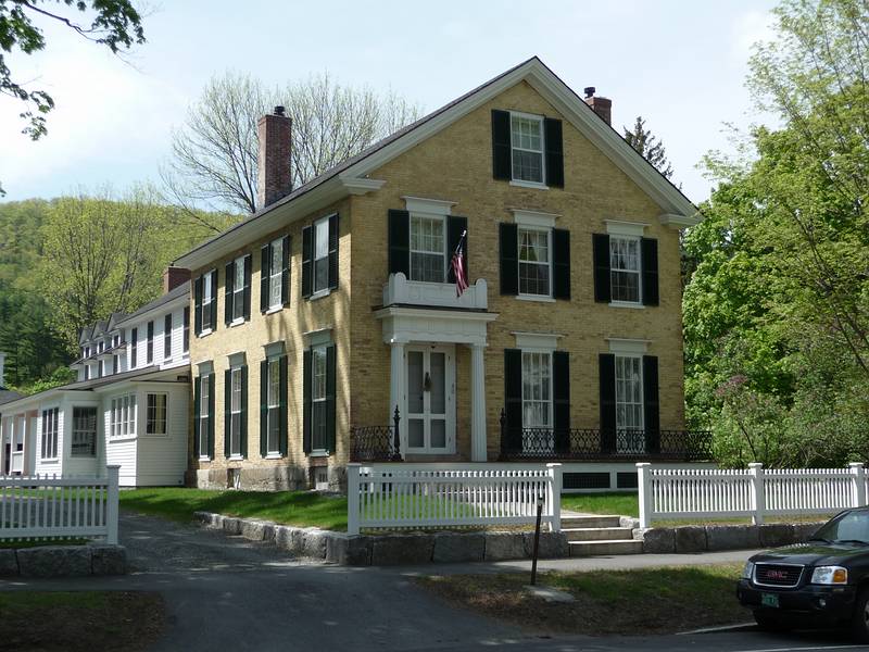 May 15, 2009 - Woodstock, Vermont.<br />House on Elm Street.