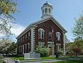 May 15, 2009 - Woodstock, Vermont.<br />Windsor County Courthouse on The Green.