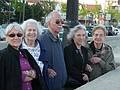 June 6, 2009 - At Frances' in Revere, Massachusetts.<br />Baiba, Estelle, Ronnie, Joyce, and Frances watching the surfers.
