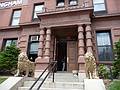 June 7, 2009 - Portsmouth, New Hampshire.<br />Entrance to 'The Library Restaurant'.