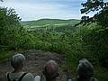 June 8, 2009 - Woodstock, Vermont.<br />Baiba, Ronnie, and Joyce enjoying the view from atop Mount Tom.<br />It is an easy one hour hike from the town.