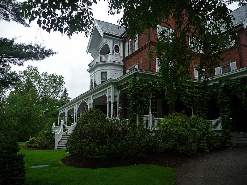 June 9, 2009 - Marsh-Billings-Rockefeller National Park, Woodstock, Vermont.<br />Visiting the mansion and its grounds.<br />The mansion.